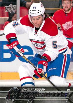 #452 Charles Hudon - Montreal Canadiens - 2015-16 Upper Deck Hockey