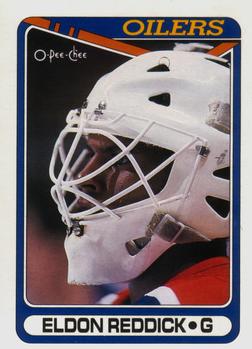 #452 Eldon Reddick - Edmonton Oilers - 1990-91 O-Pee-Chee Hockey