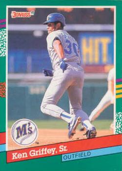 #452 Ken Griffey Sr. - Seattle Mariners - 1991 Donruss Baseball