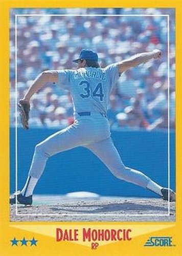 #452 Dale Mohorcic - Texas Rangers - 1988 Score Baseball