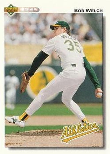 #452 Bob Welch - Oakland Athletics - 1992 Upper Deck Baseball
