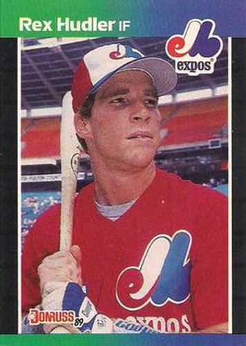 #452 Rex Hudler - Montreal Expos - 1989 Donruss Baseball