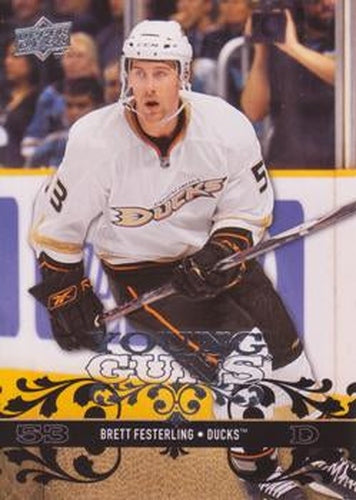 #452 Brett Festerling - Anaheim Ducks - 2008-09 Upper Deck Hockey