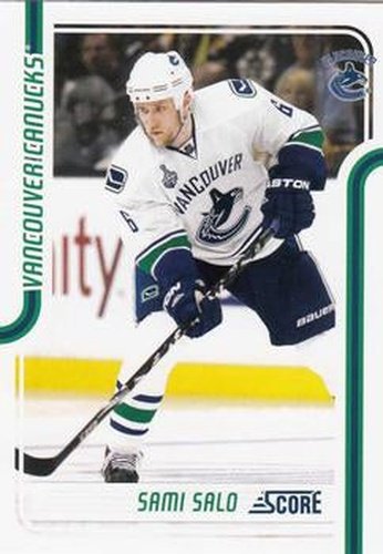 #452 Sami Salo - Vancouver Canucks - 2011-12 Score Hockey