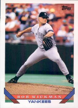 #452 Bob Wickman - New York Yankees - 1993 Topps Baseball