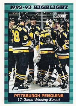 #452 Pittsburgh Penguins - Pittsburgh Penguins - 1993-94 Score Canadian Hockey