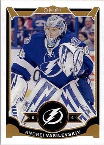 #452 Andrei Vasilevskiy - Tampa Bay Lightning - 2015-16 O-Pee-Chee Hockey