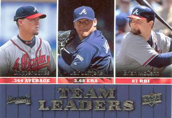 #452 Chipper Jones / Jair Jurrjens / Brian McCann - Atlanta Braves - 2009 Upper Deck Baseball