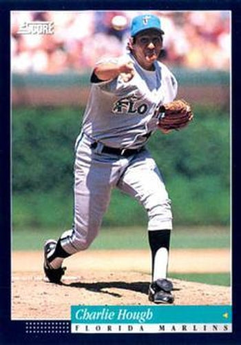 #452 Charlie Hough - Florida Marlins -1994 Score Baseball