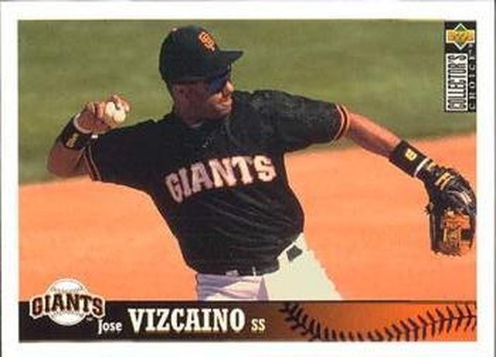 #452 Jose Vizcaino - San Francisco Giants - 1997 Collector's Choice Baseball