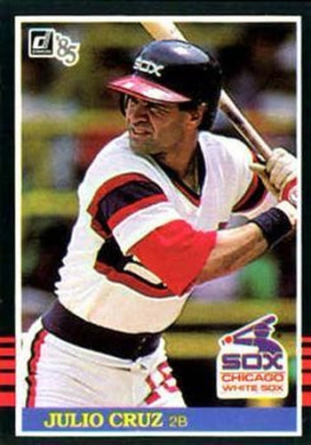 #452 Julio Cruz - Chicago White Sox - 1985 Donruss Baseball