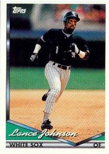 #452 Lance Johnson - Chicago White Sox - 1994 Topps Baseball