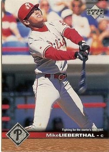 #452 Mike Lieberthal - Philadelphia Phillies - 1997 Upper Deck Baseball