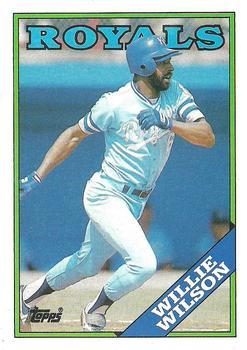 #452 Willie Wilson - Kansas City Royals - 1988 Topps Baseball