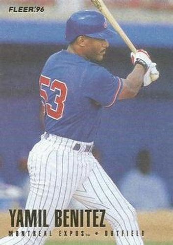 #452 Yamil Benitez - Montreal Expos - 1996 Fleer Baseball