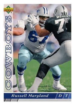#452 Russell Maryland - Dallas Cowboys - 1993 Upper Deck Football