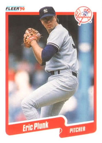 #452 Eric Plunk - New York Yankees - 1990 Fleer USA Baseball