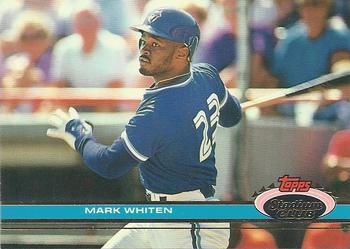 #452 Mark Whiten - Toronto Blue Jays - 1991 Stadium Club Baseball