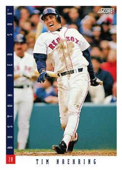 #452 Tim Naehring - Boston Red Sox - 1993 Score Baseball