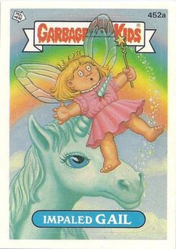 #452a Impaled Gail - 1987 Topps Garbage Pail Kids Series 11