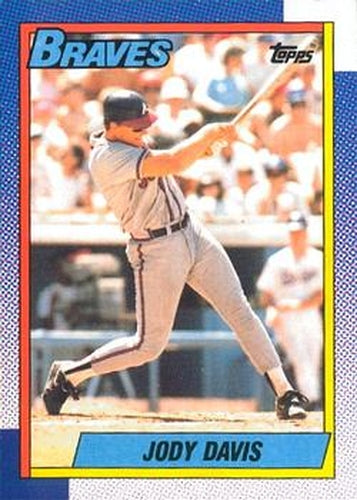 #453 Jody Davis - Atlanta Braves - 1990 O-Pee-Chee Baseball