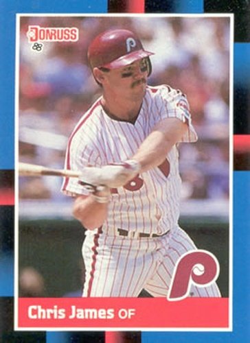 #453 Chris James - Philadelphia Phillies - 1988 Donruss Baseball