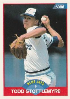 #453 Todd Stottlemyre - Toronto Blue Jays - 1989 Score Baseball
