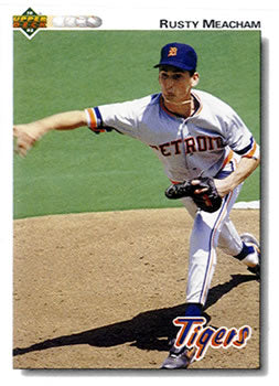 #453 Rusty Meacham - Detroit Tigers - 1992 Upper Deck Baseball