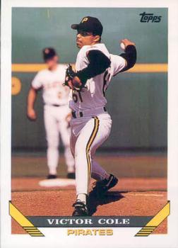 #453 Victor Cole - Pittsburgh Pirates - 1993 Topps Baseball