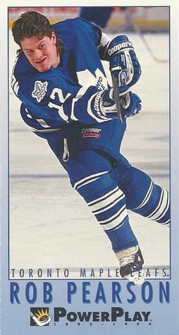#453 Rob Pearson - Toronto Maple Leafs - 1993-94 Fleer PowerPlay Hockey