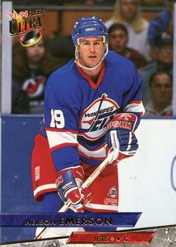 #453 Nelson Emerson - Winnipeg Jets - 1993-94 Ultra Hockey