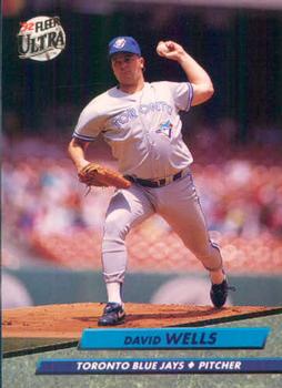 #453 David Wells - Toronto Blue Jays - 1992 Ultra Baseball