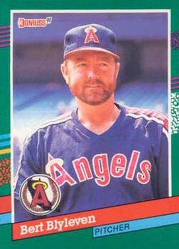 #453 Bert Blyleven - California Angels - 1991 Donruss Baseball