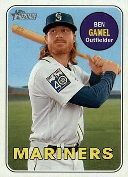 #453 Ben Gamel - Seattle Mariners - 2018 Topps Heritage Baseball