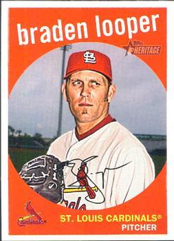 #453 Braden Looper - St. Louis Cardinals - 2008 Topps Heritage Baseball