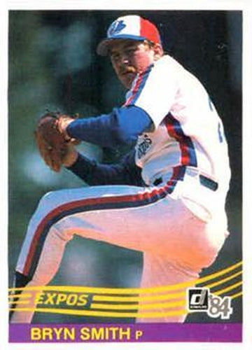 #453 Bryn Smith - Montreal Expos - 1984 Donruss Baseball