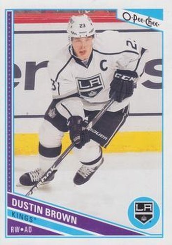 #453 Dustin Brown - Los Angeles Kings - 2013-14 O-Pee-Chee Hockey