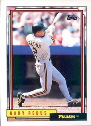#453 Gary Redus - Pittsburgh Pirates - 1992 Topps Baseball