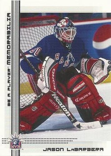 #453 Jason Labarbera - New York Rangers - 2000-01 Be a Player Memorabilia Hockey