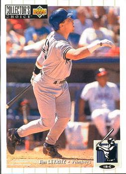 #453 Jim Leyritz - New York Yankees - 1994 Collector's Choice Baseball