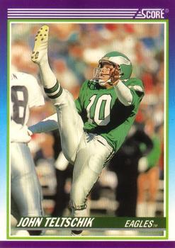 #453 John Teltschik - Philadelphia Eagles - 1990 Score Football