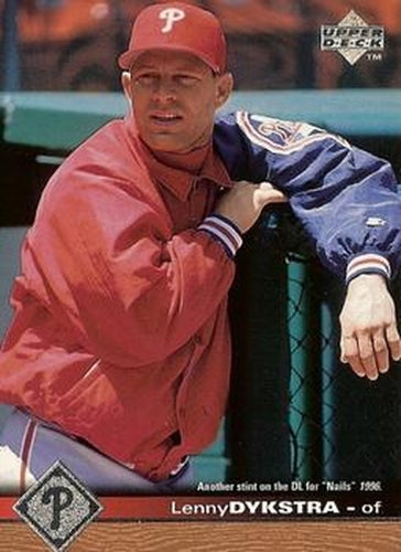 #453 Lenny Dykstra - Philadelphia Phillies - 1997 Upper Deck Baseball