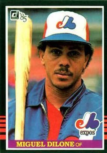 #453 Miguel Dilone - Montreal Expos - 1985 Donruss Baseball