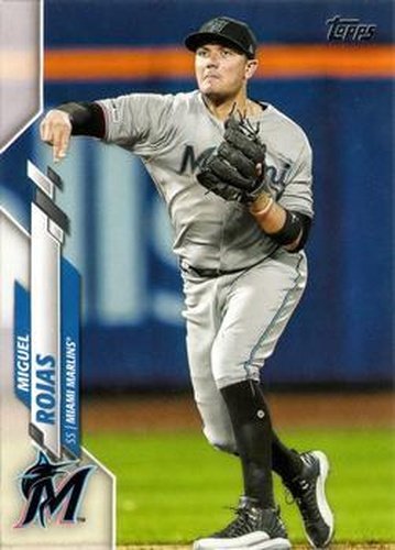 #453 Miguel Rojas - Miami Marlins - 2020 Topps Baseball