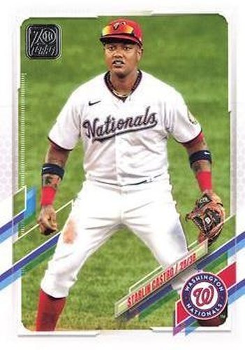 #453 Starlin Castro - Washington Nationals - 2021 Topps Baseball