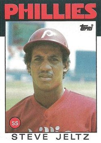 #453 Steve Jeltz - Philadelphia Phillies - 1986 Topps Baseball
