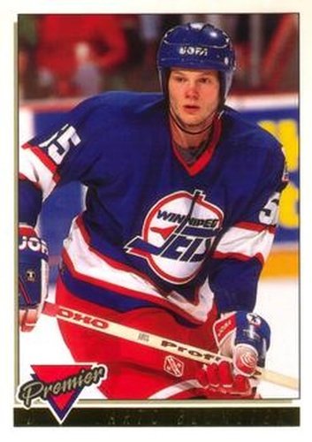 #453 Arto Blomsten - Winnipeg Jets - 1993-94 O-Pee-Chee Premier Hockey - Gold