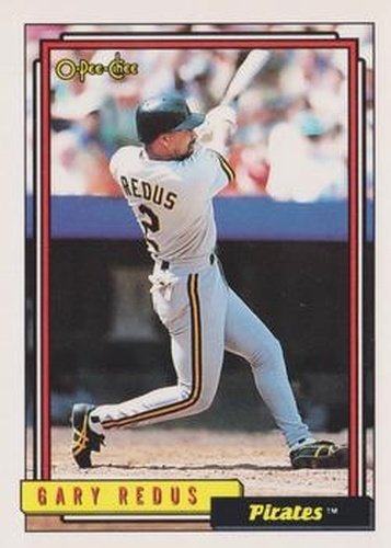 #453 Gary Redus - Pittsburgh Pirates - 1992 O-Pee-Chee Baseball