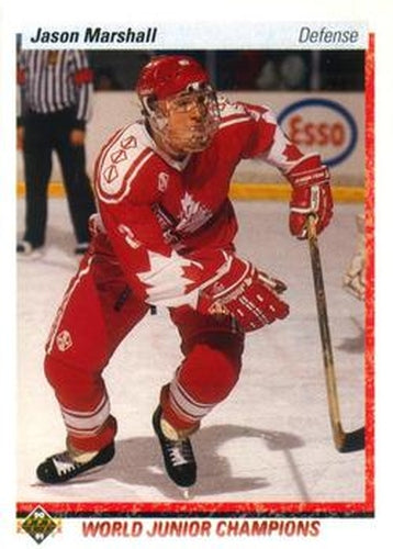 #453 Jason Marshall - Canada - 1990-91 Upper Deck Hockey