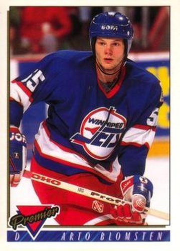 #453 Arto Blomsten - Winnipeg Jets - 1993-94 O-Pee-Chee Premier Hockey